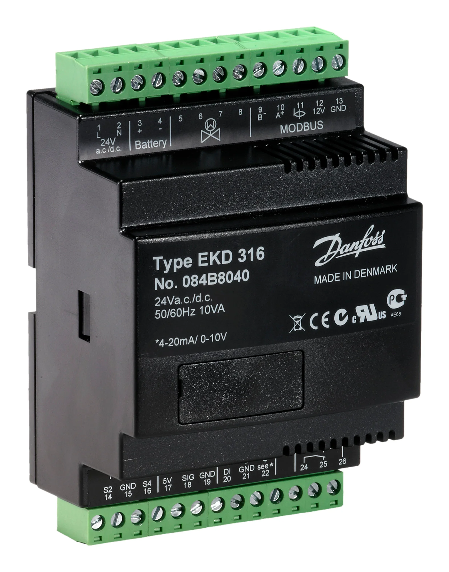 084B8042 Danfoss - EXD 316 Electronic Expansion Valve Driver — Danfoss Drives – Motors – Circuits Protection